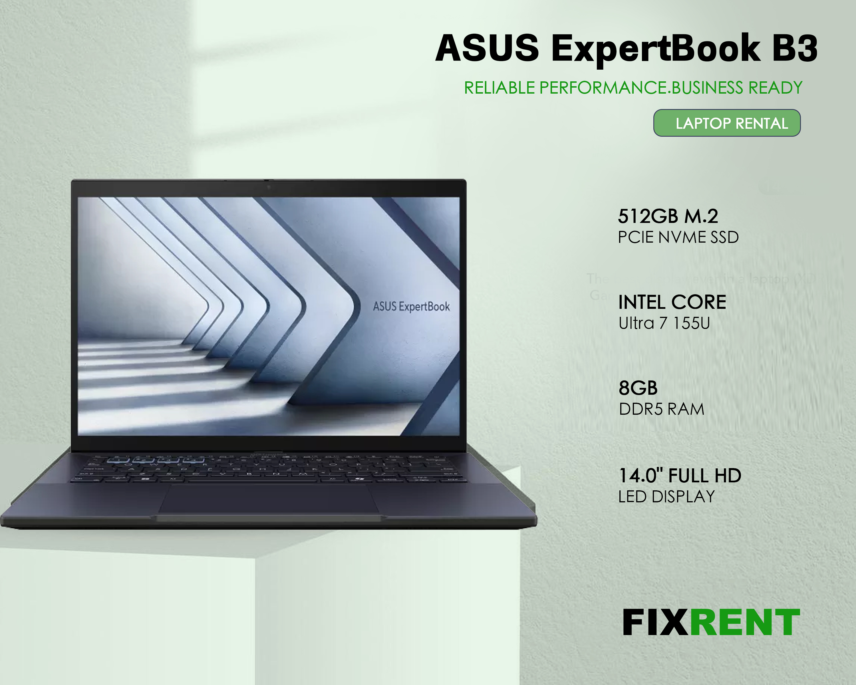 Asus ExpertBook B3404 14 inch