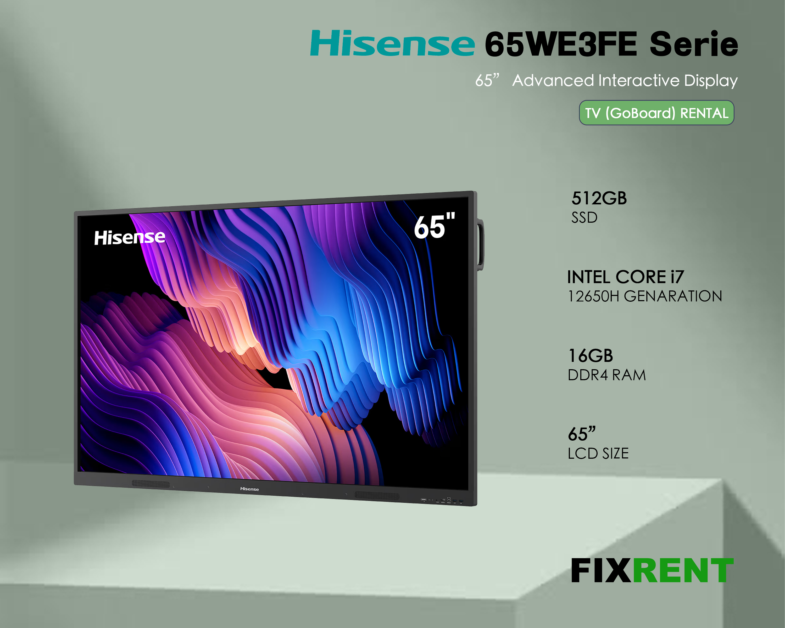 Hisense 65WE3FE 65 inch