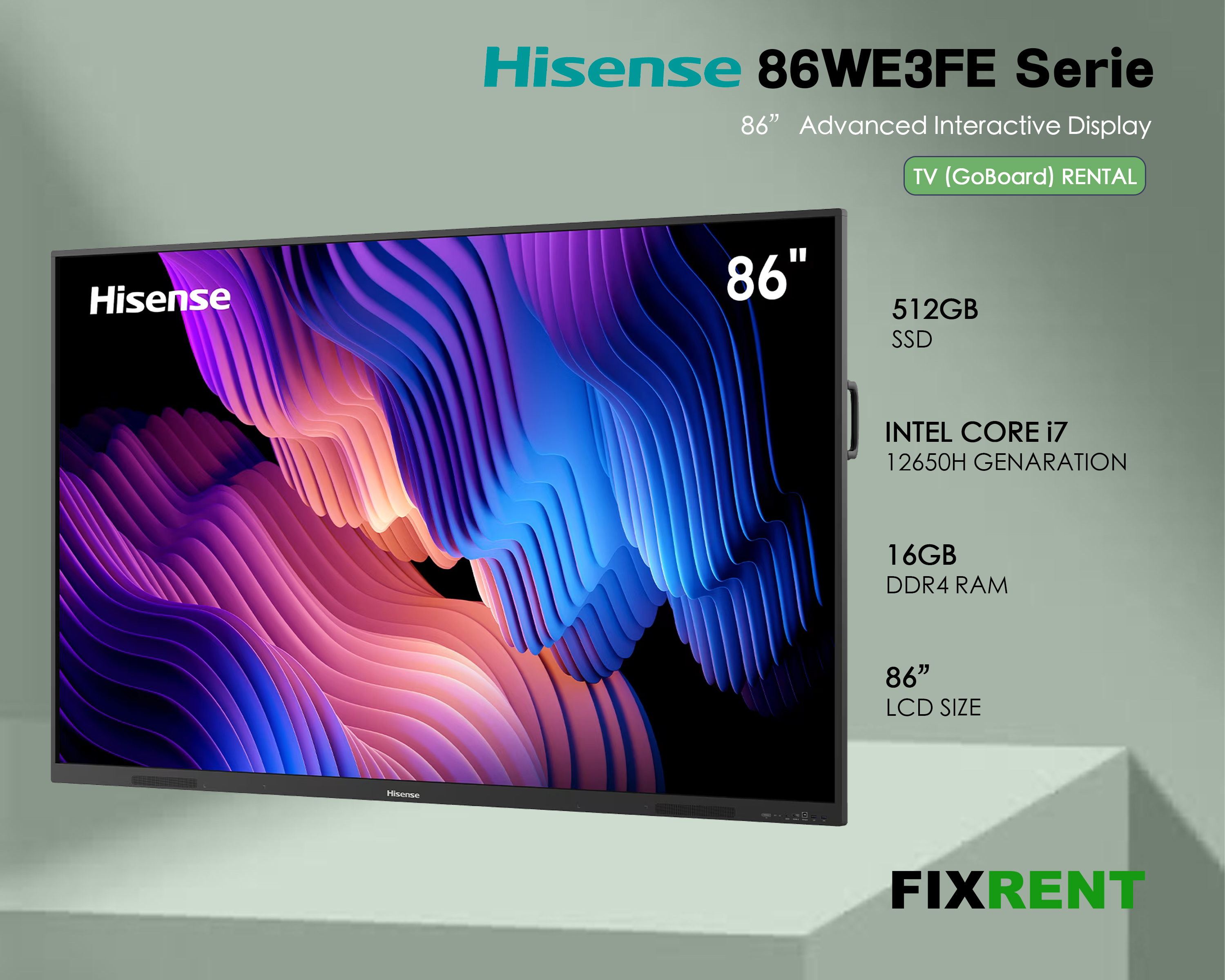 Hisense 86WE3FE 86 inch